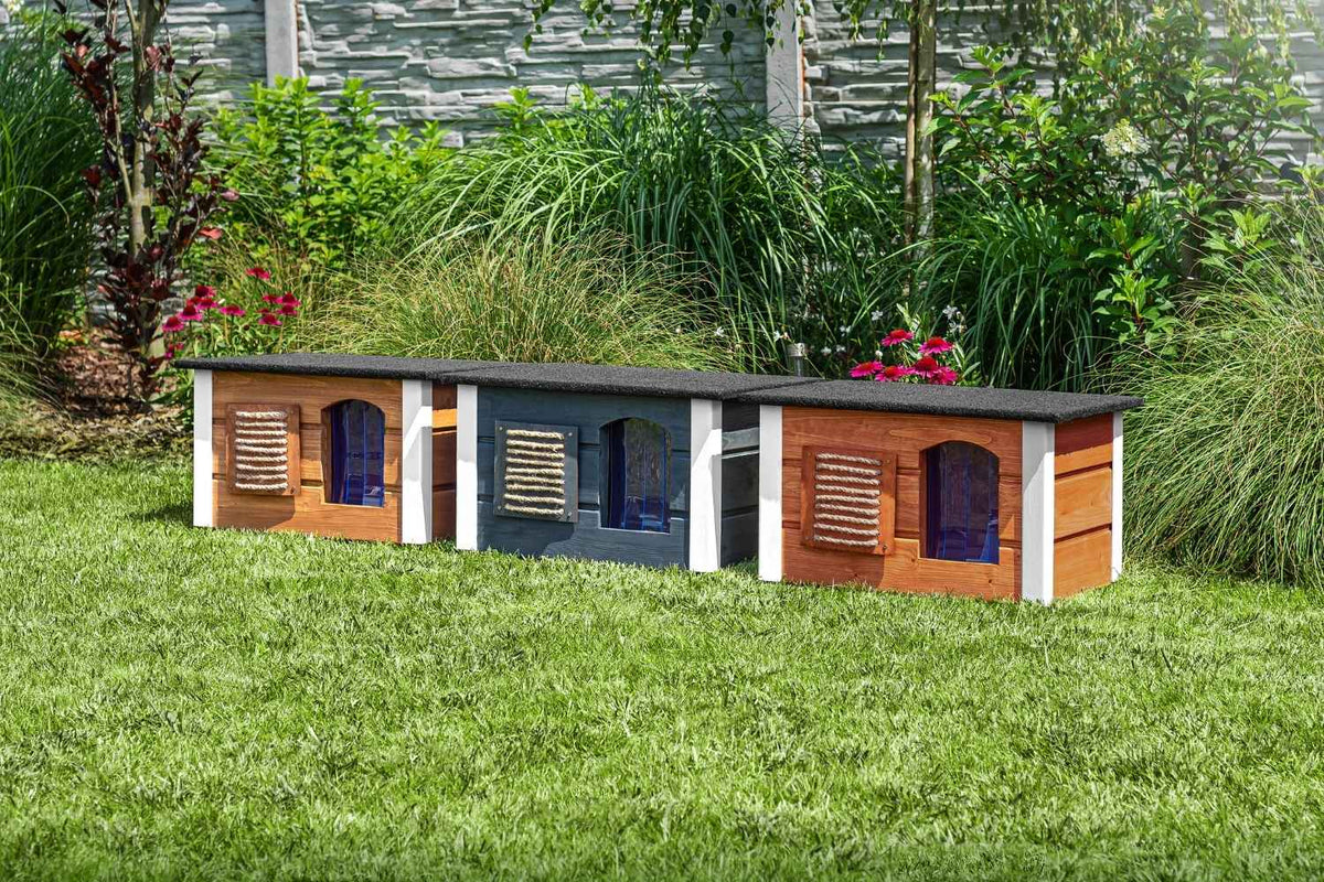 Insulated Outdoor Cat House with Waterproof Openable Roof