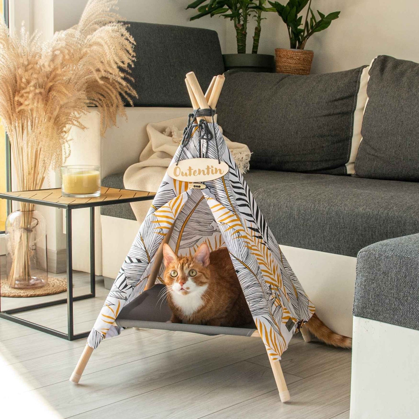 Holzzelt für Hunde & Katzen – stilvoller Indoor-Rückzugsort für kleine Haustiere