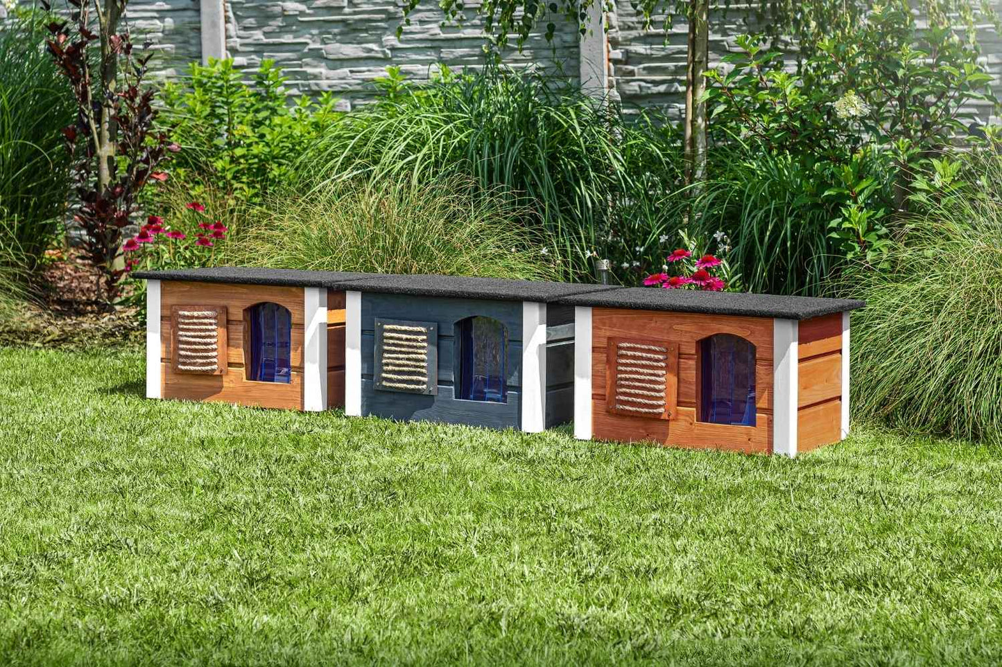 Insulated Outdoor Cat House with Waterproof Openable Roof