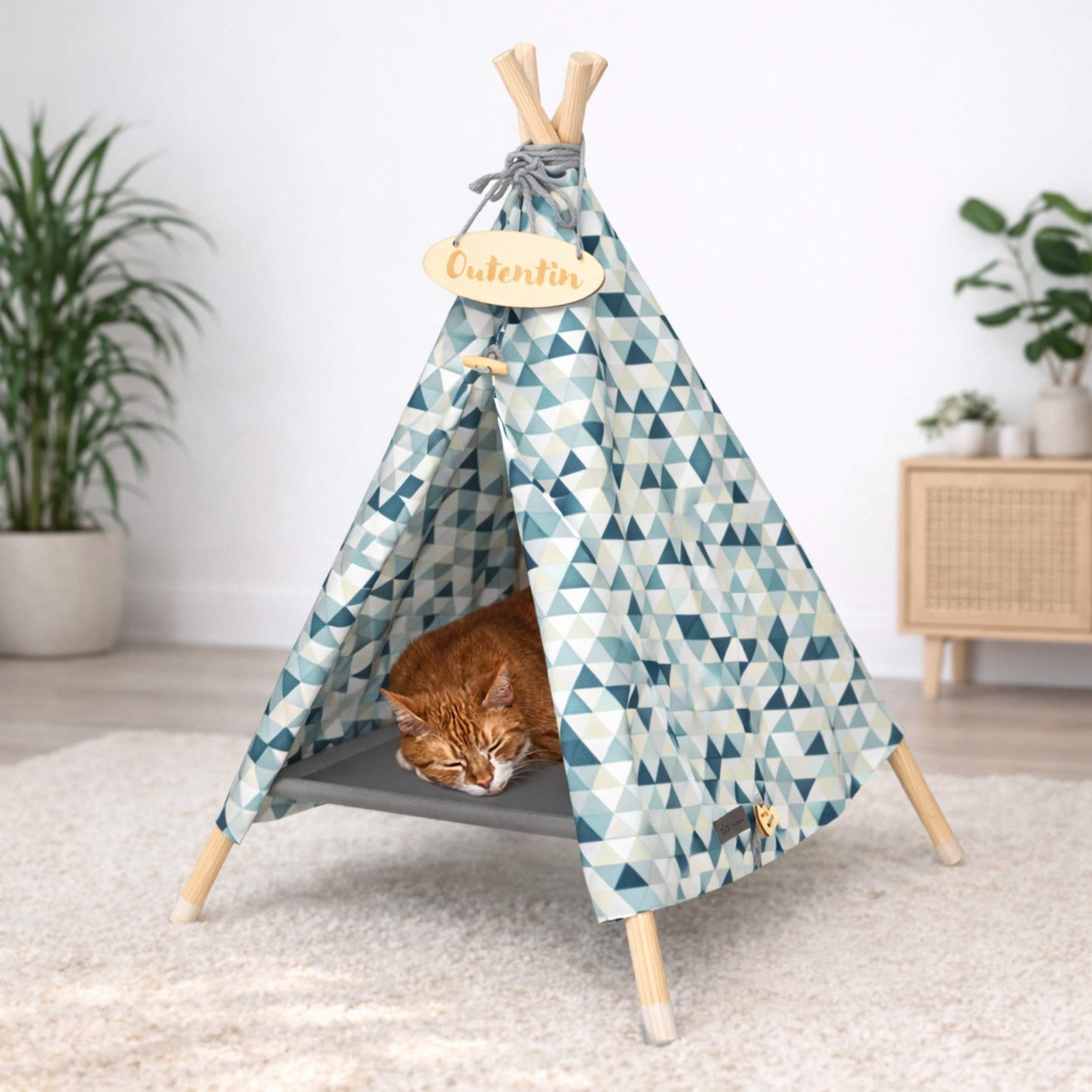 Holzzelt für Hunde & Katzen – stilvoller Indoor-Rückzugsort für kleine Haustiere